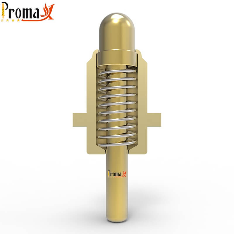 High current pogo pin-Coaxial integration type