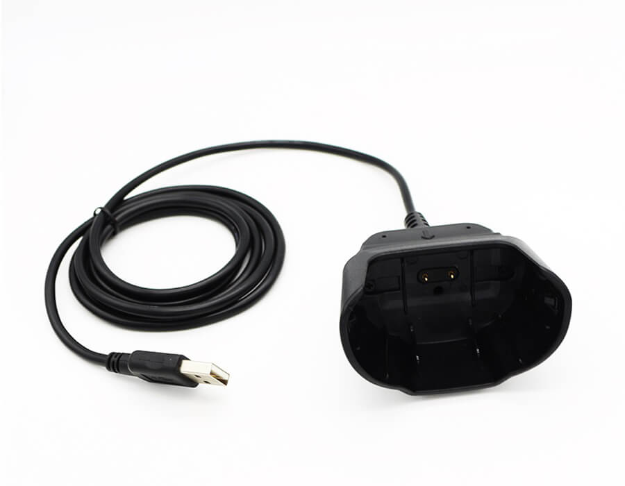 POST Charger of solder cup pogo pin connector-1