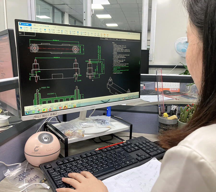 RD Engineer of solder cup pogo pin connector