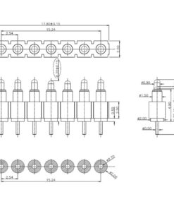 C1013-07P High Current Pogo Pin Connector