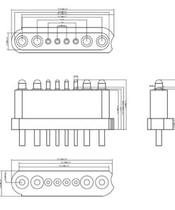 NC4678-08PA High Current Pogo Pin Connector
