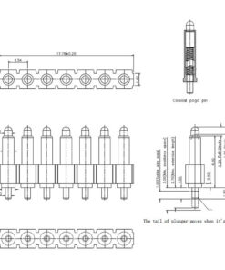 NC4721-07PA High Current Pogo Pin Connectors