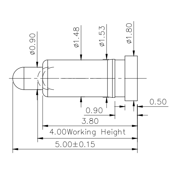 SMT POGO PIN-3030-01PA