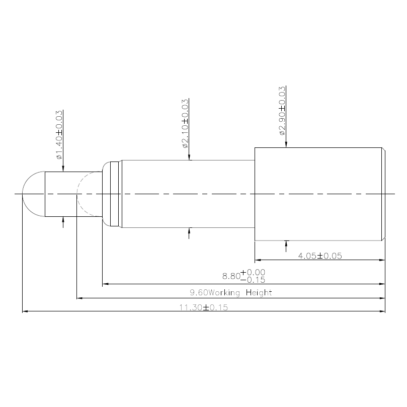 SMT POGO PIN-3353-01PA