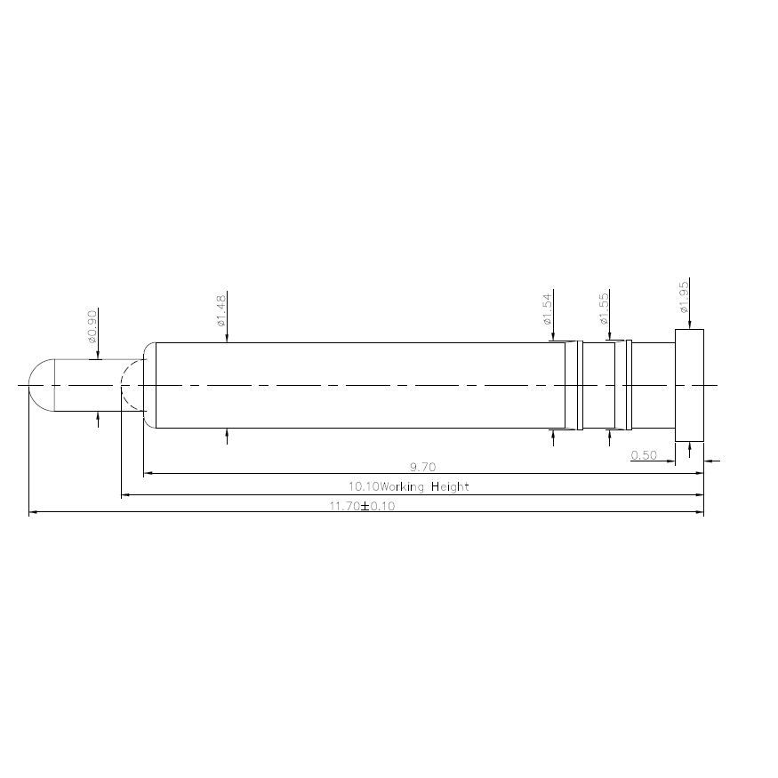 SMT POGO PIN-3505-01PA