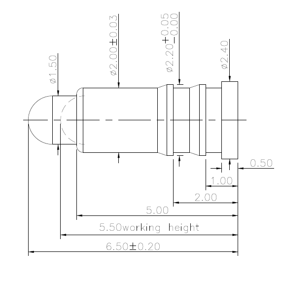 SMT POGO PIN-3691-01PA