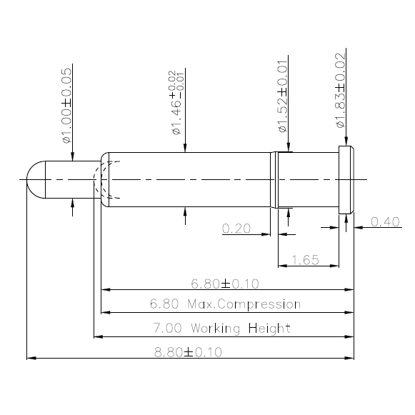 SMT POGO PIN-4118-01PA