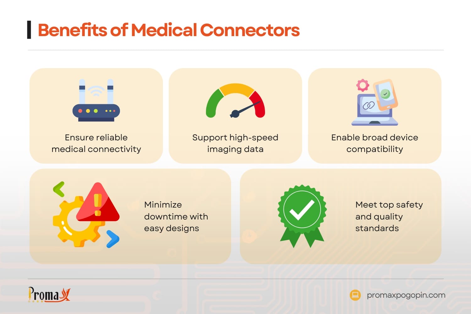 benefits of medical connectors