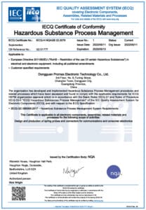 iecq cert 1